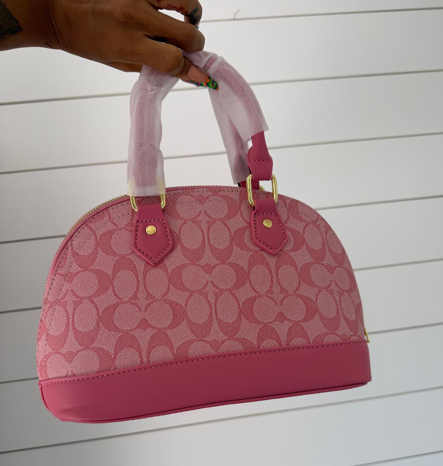 Coach pink bag