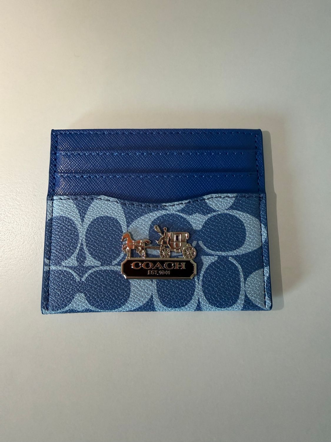 Coach cardholder Blue