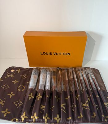Louis Vuitton makeup brush set