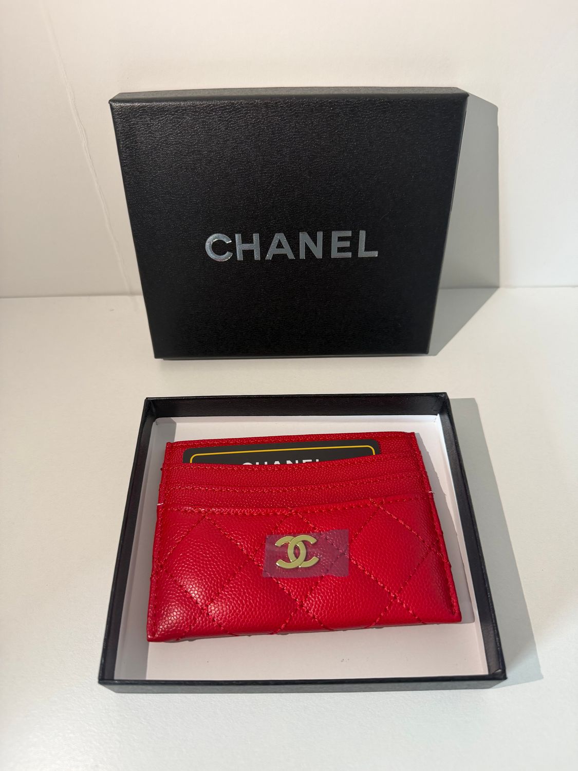 Chanel cardholder Red
