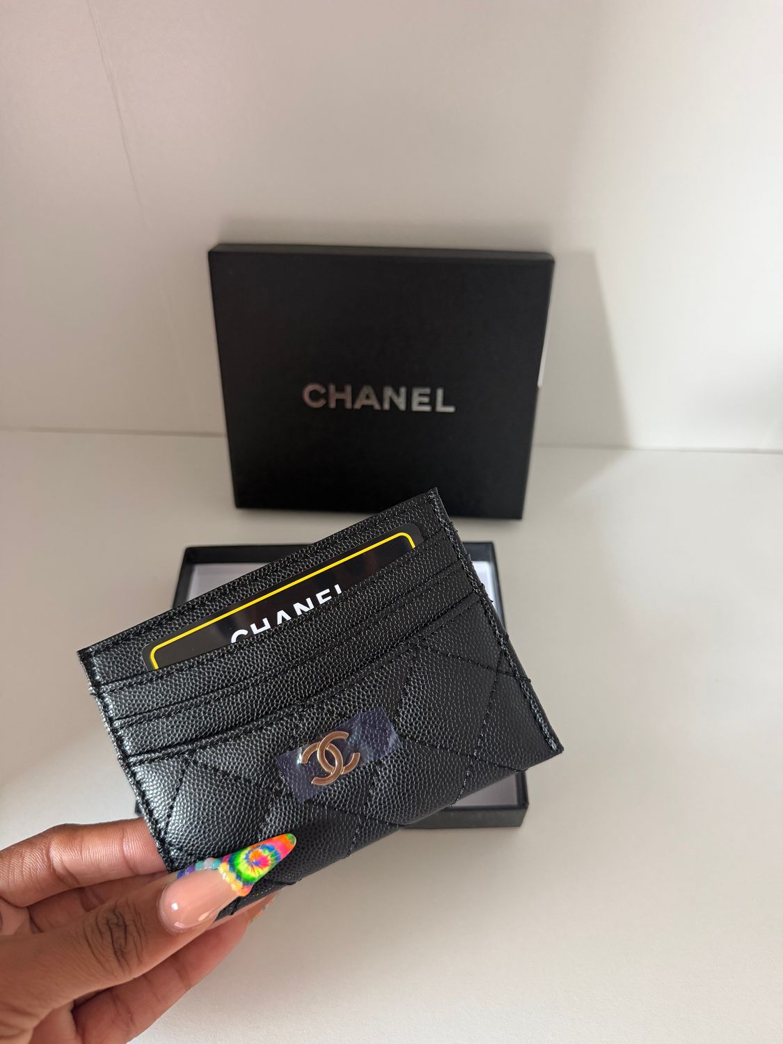 Chanel cardholder Black