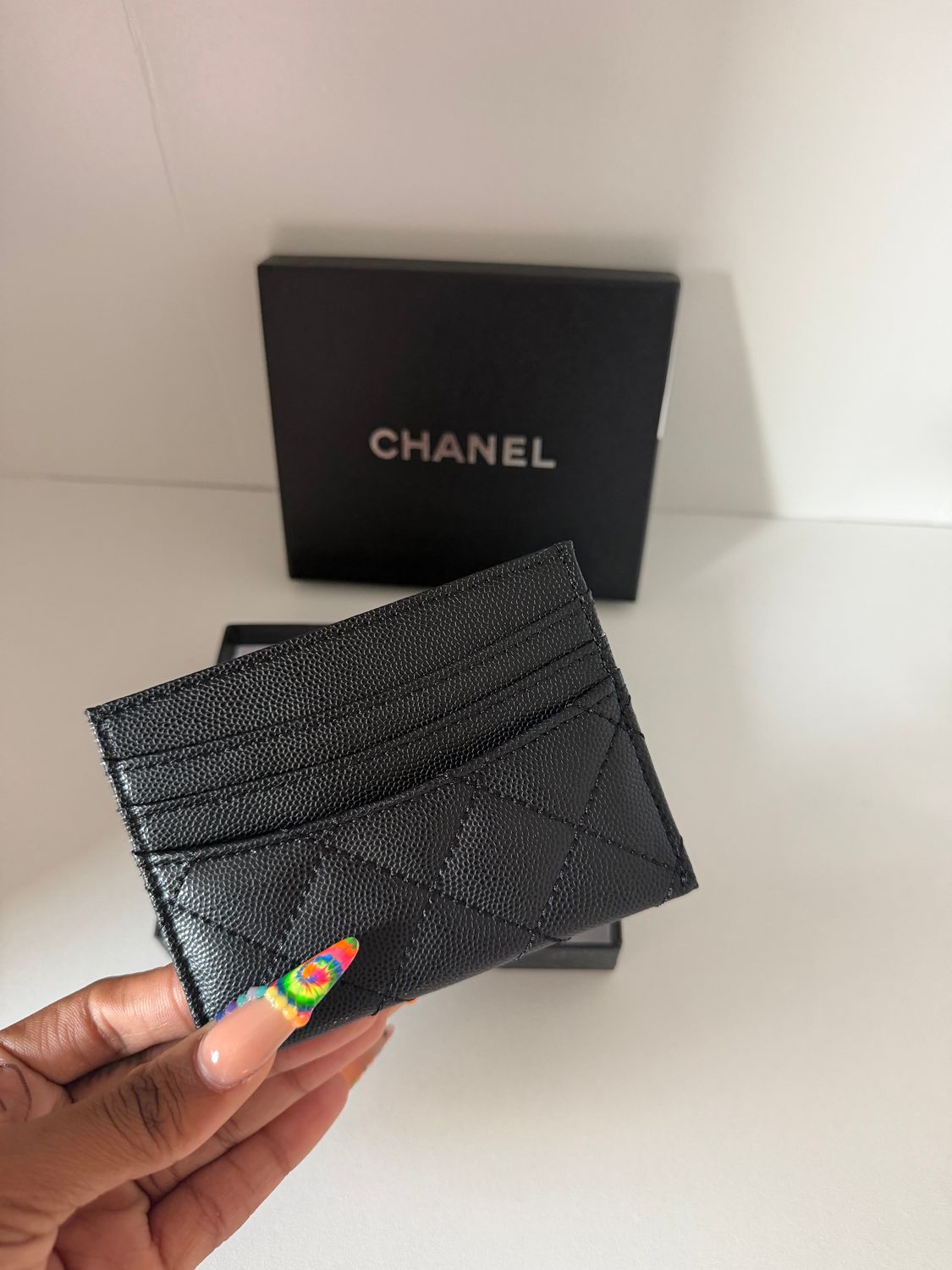 Chanel cardholder Black