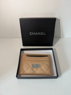Chanel cardholder Light brown