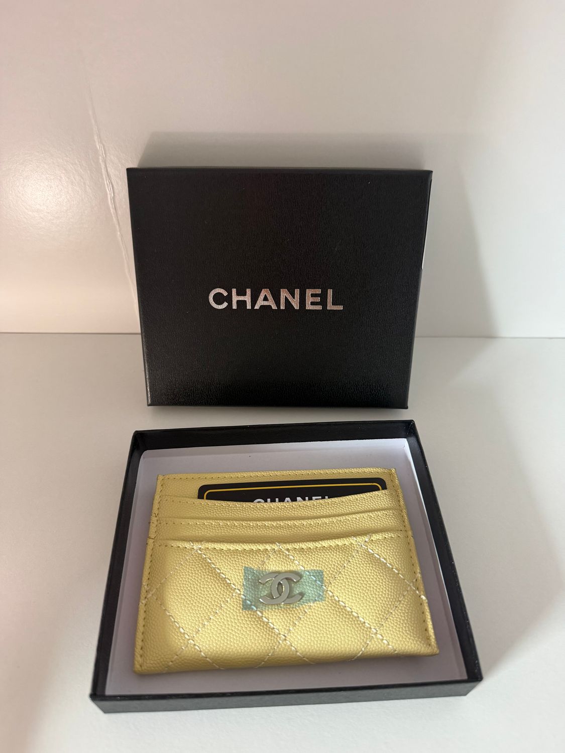 Chanel cardholder Yellow