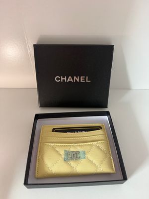 Chanel cardholder Yellow