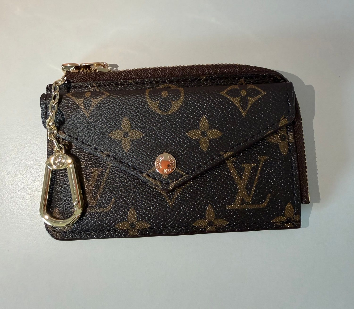 Chanel cardholder Brown