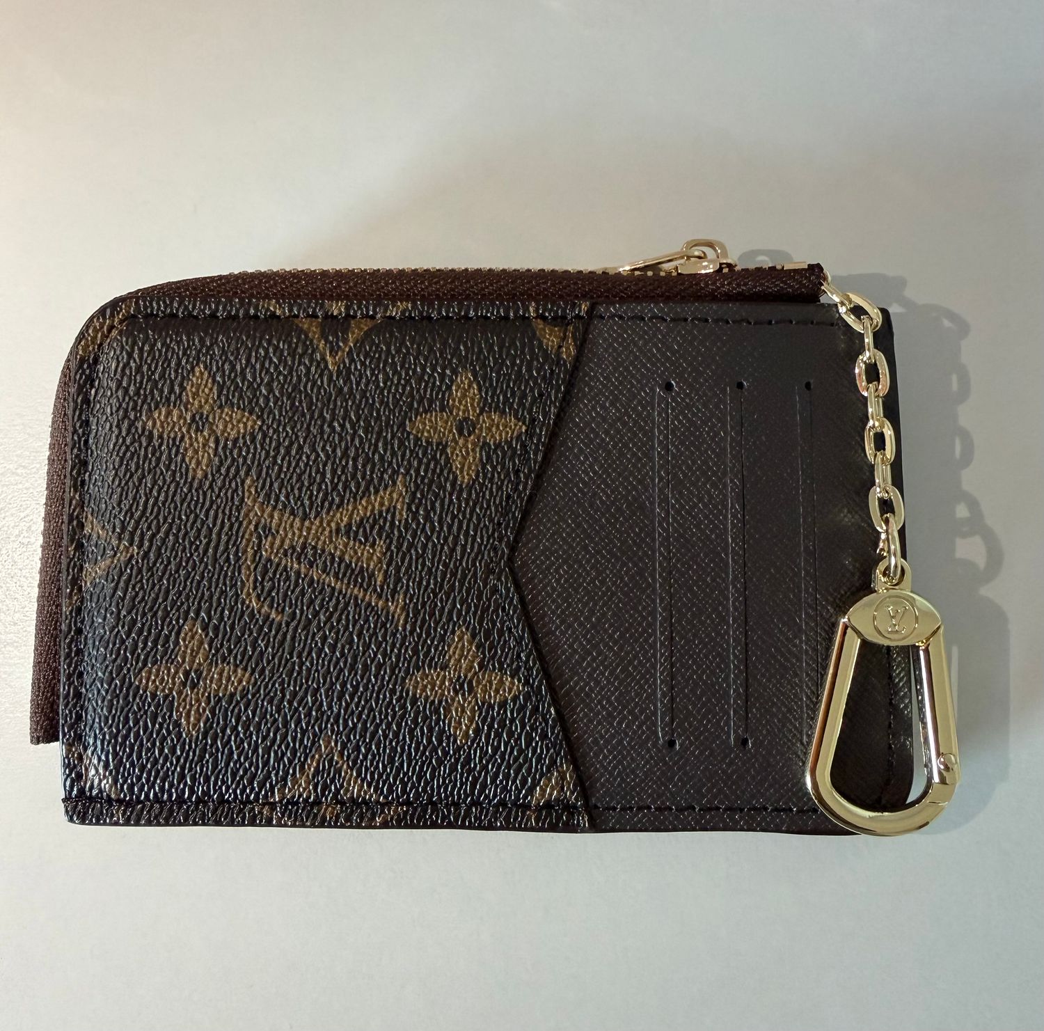 Chanel cardholder Brown