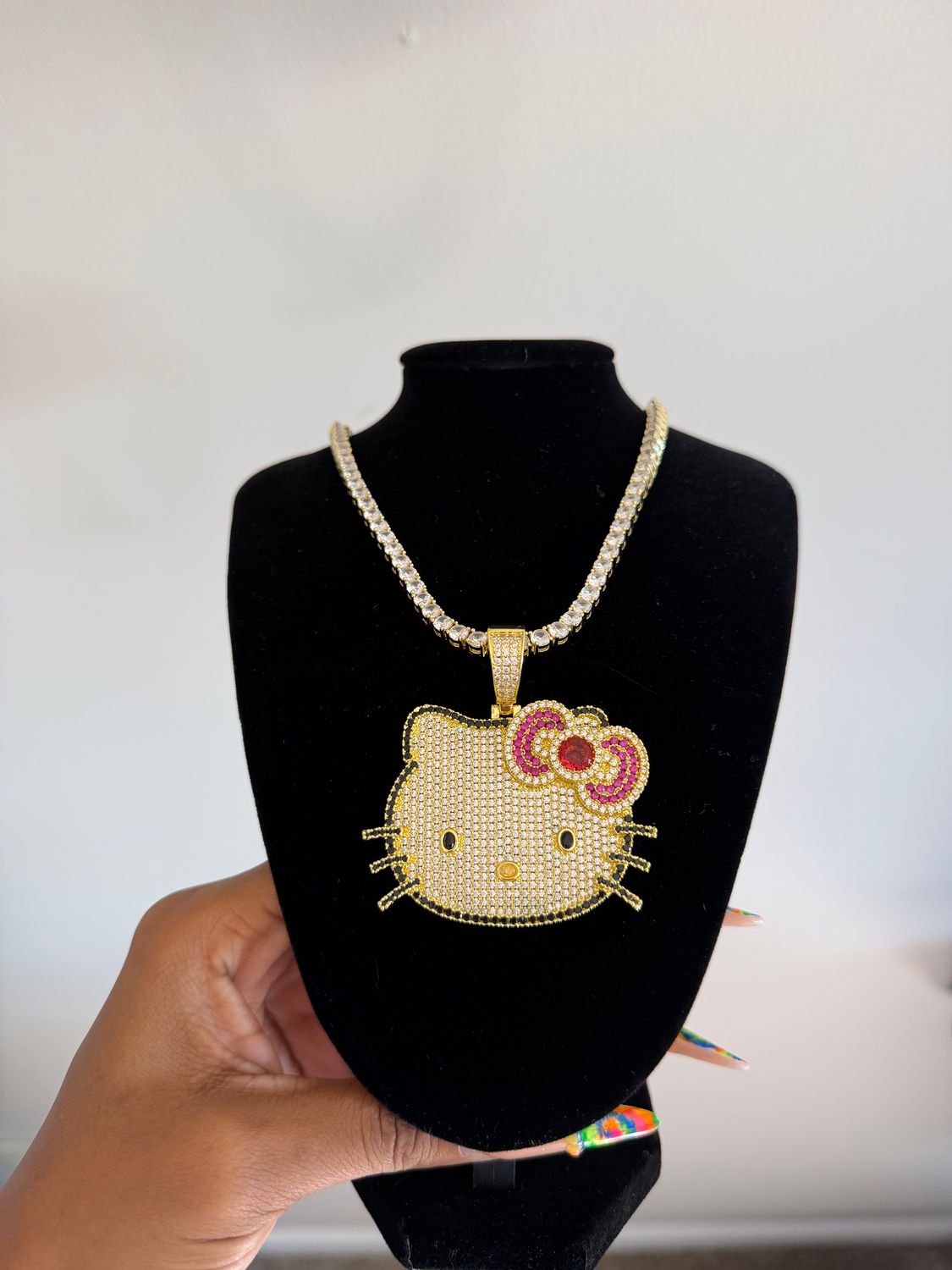 Gold Hello kitty chain -18 inch