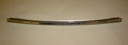 Top track rail, stainless steel
