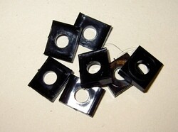 Frame assembly, moulded washer