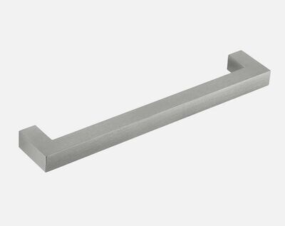 Square Pull Handle - Brushed Steel