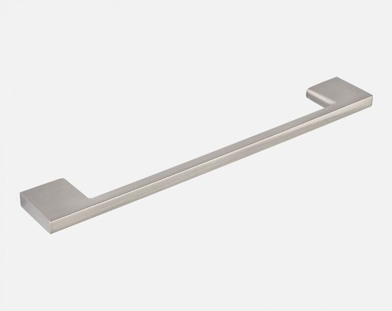 Slim T Pull Handle - Brushed Steel
