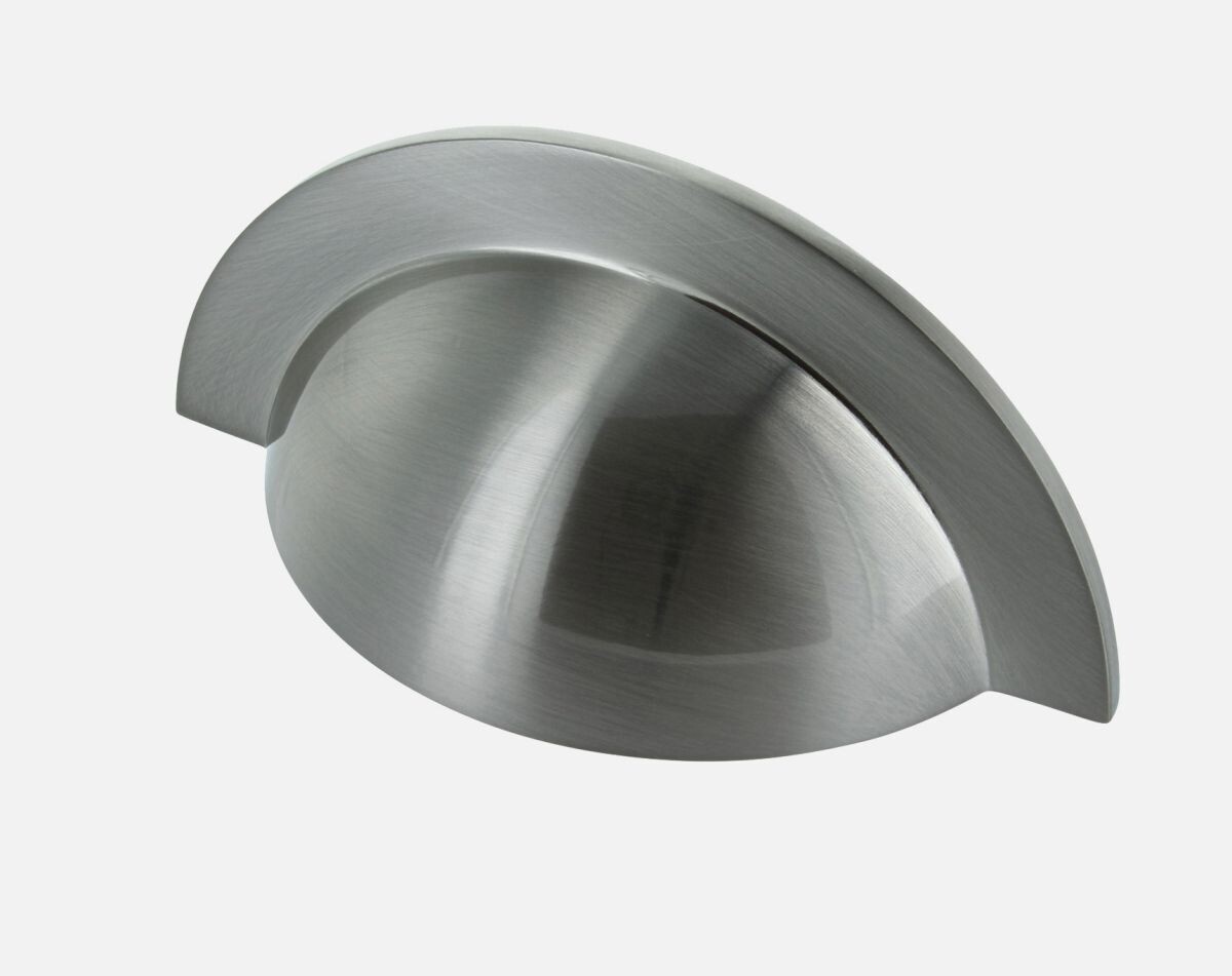 Sen Cup Handle - 3 finishes available, Available Finishes: Satin Nickel