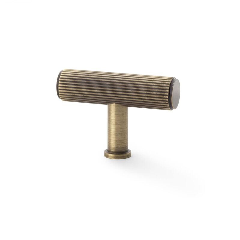 Alexander & Wilks Crispin Reeded T Bar Knob