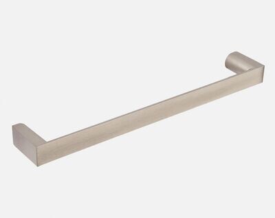 Flat End Pull Handle - Brushed Steel