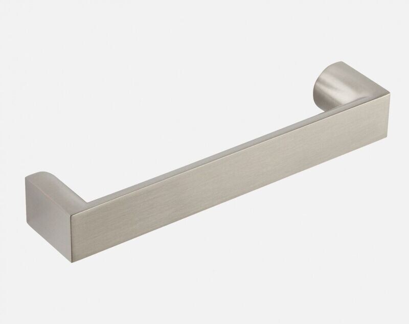 Half Moon Pull Handle - Brushed Steel
