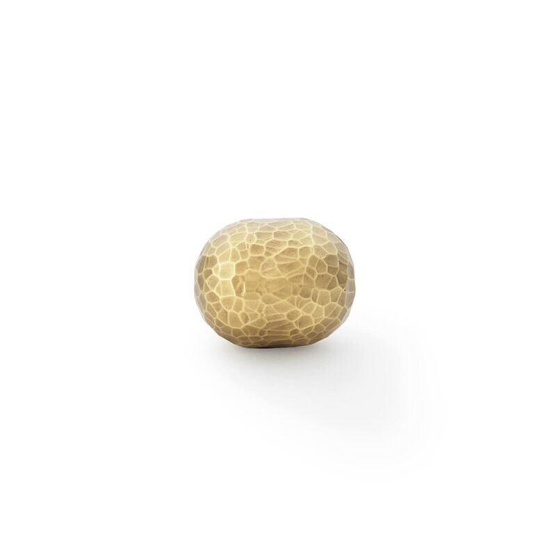 Alexander & Wilks Patrice Hammered Horizontal Oval Knob - Small