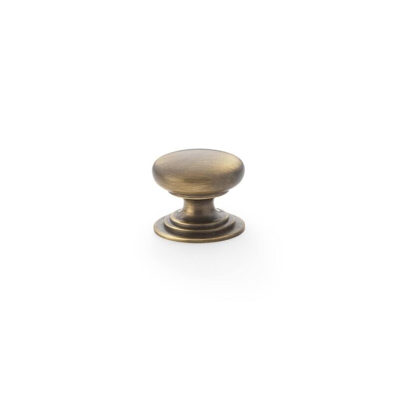 Alexander & Wilks Integral Stepped Rose Circular Knob - Small