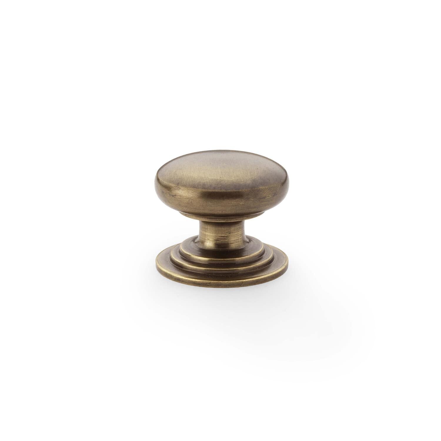 Alexander & Wilks Integral Stepped Rose Circular Knob - Medium