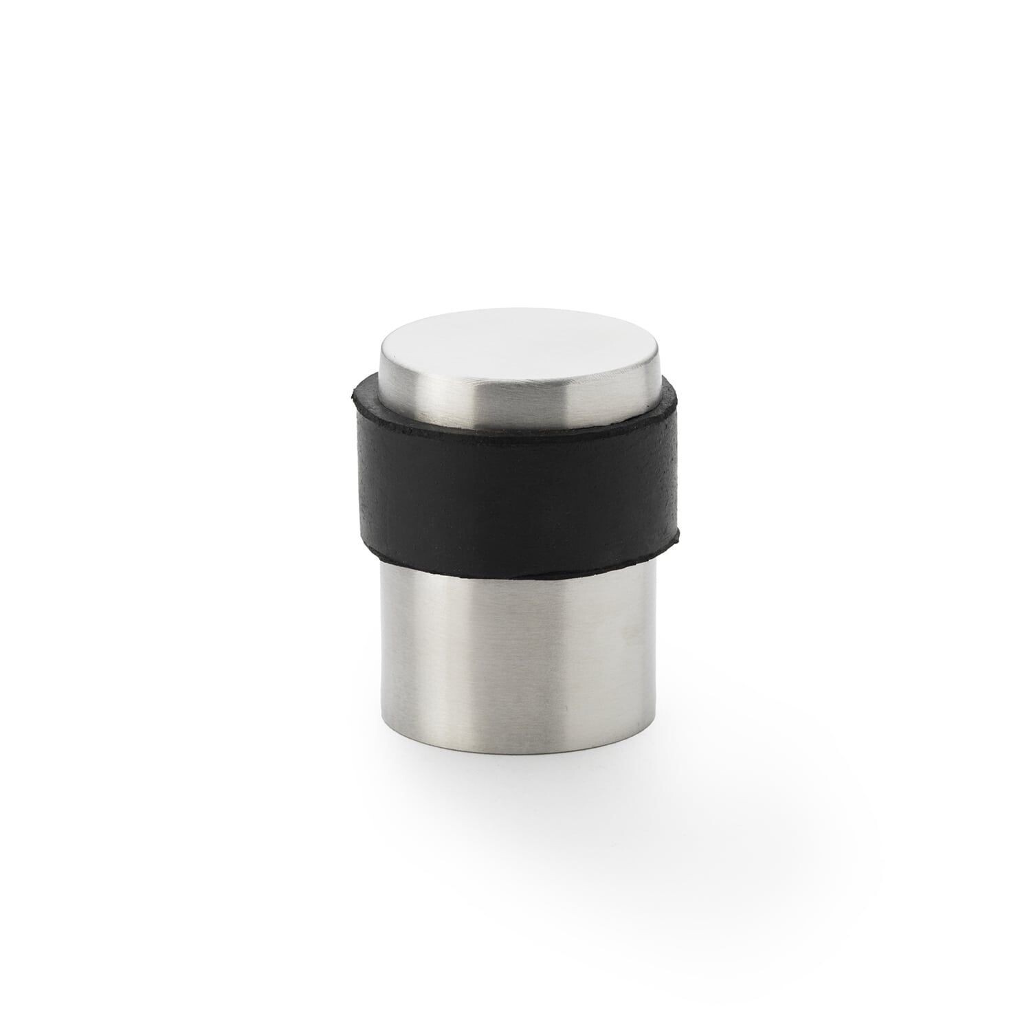Alexander & Wilks Stainless Steel Floor Mounted Flat Top Cylinder Door Stop
