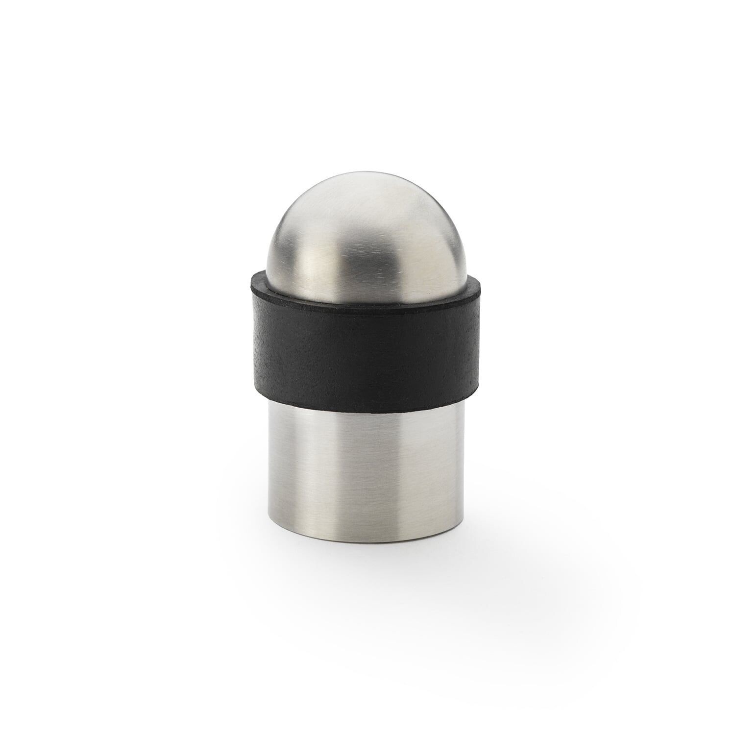 Alexander & Wilks Stainless Steel Floor Mounted Flat Dome Cylinder Door Stop