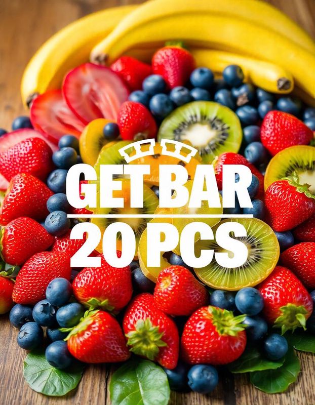 GET BAR MIXED FRUIT 20 PCS