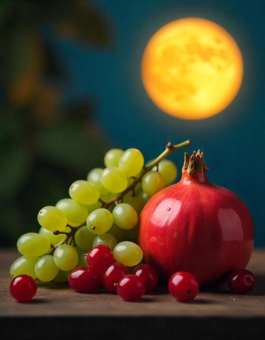 GET MOON GREEN GRAPE POMEGRANATE CHERRY