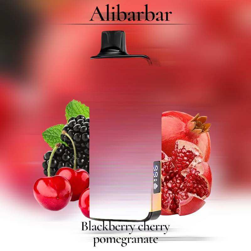 blackberry cherry pomegranate alibarbar flavor
