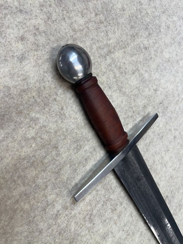 Arming sword, pattern welded