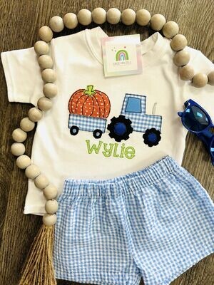 Pumpkin and Tractor Boy's Design