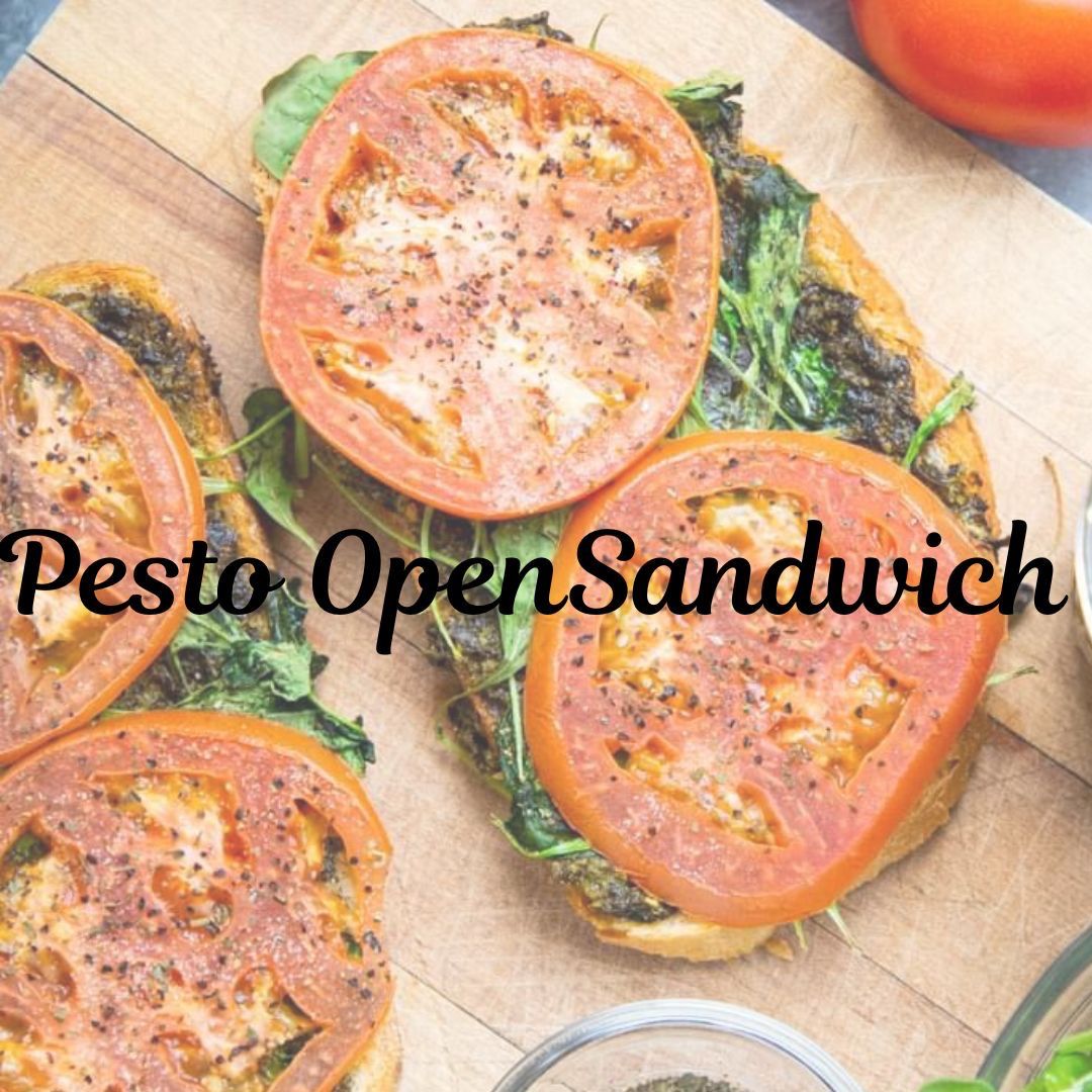 Pesto Open Sandwich