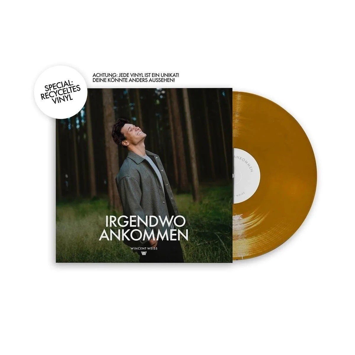 Wincent Weiss - Irgendwo Ankommen (Limited Recycled)(2023) LP