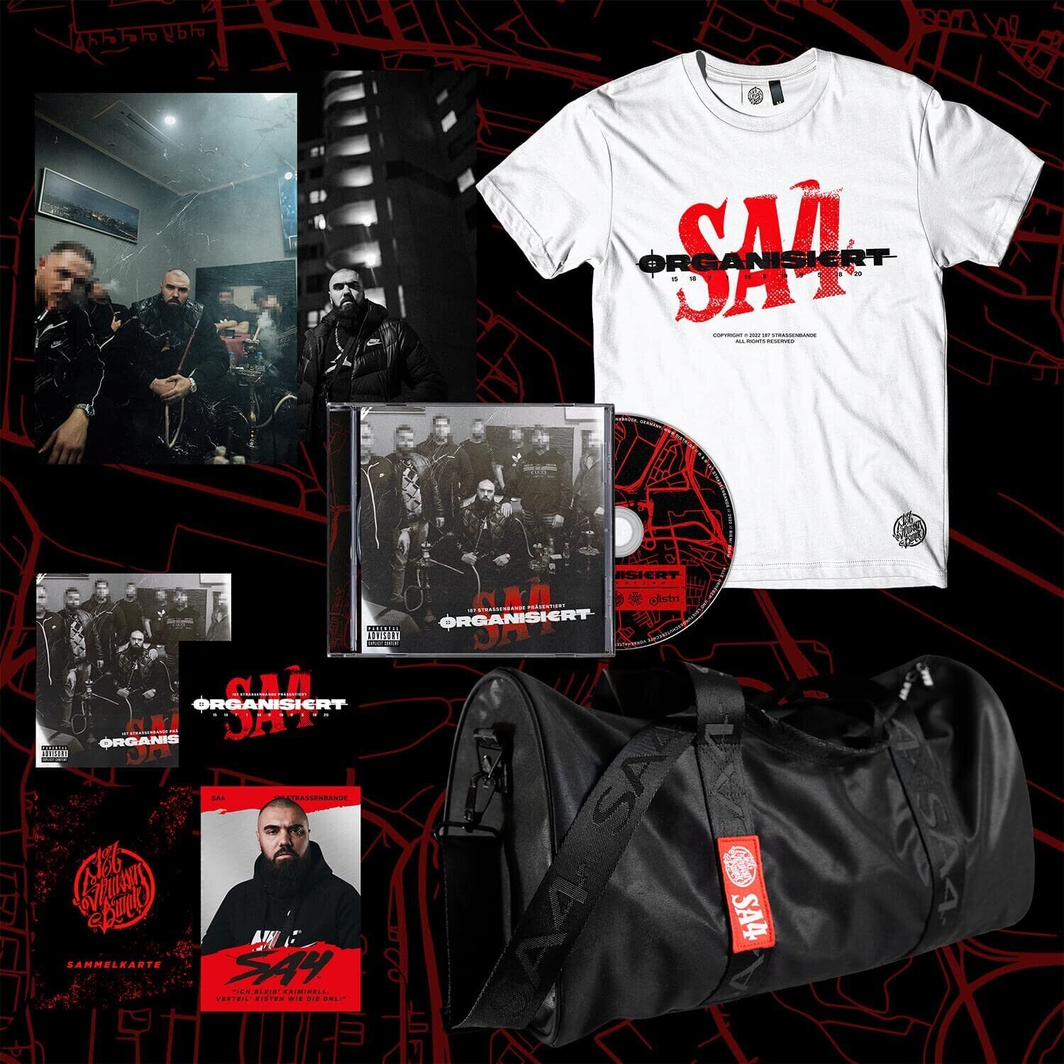 Sa4 - Organisiert (Limited Fan Bundle Gr. S, M, L, XL oder XXL)(2022) CD