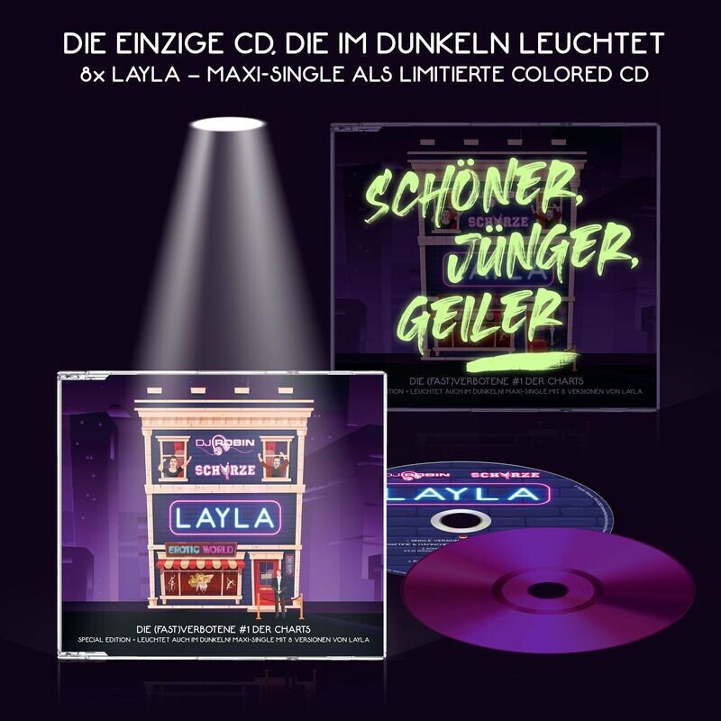 DJ Robin &amp; Schürze - Layla (8-Track)(Limited Edition)(2022) CD