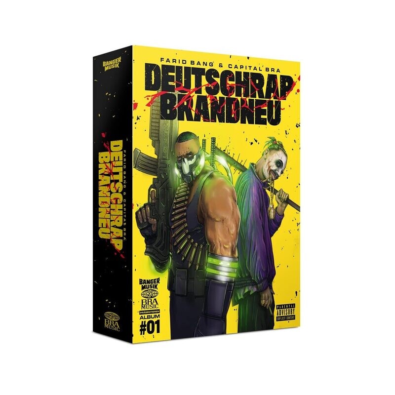 Farid Bang &amp; Capital Bra - Deutschrap Brandneu (Limited Fan Box)(2022) CD&amp;DVD