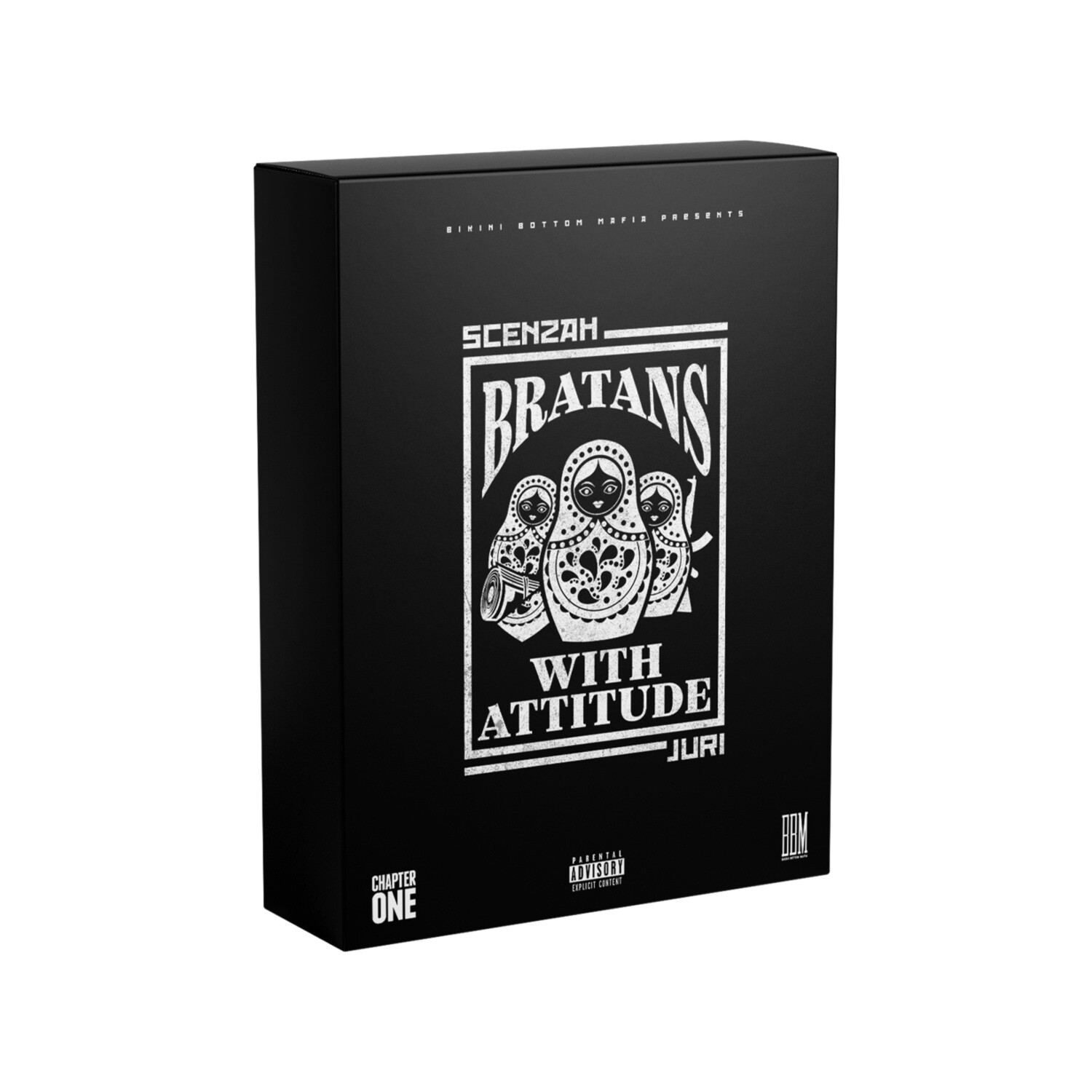 Scenzah & Juri - Bratans With Attitude (Limited Gang Box Gr. M, L, XL oder XXL)(2023) CD