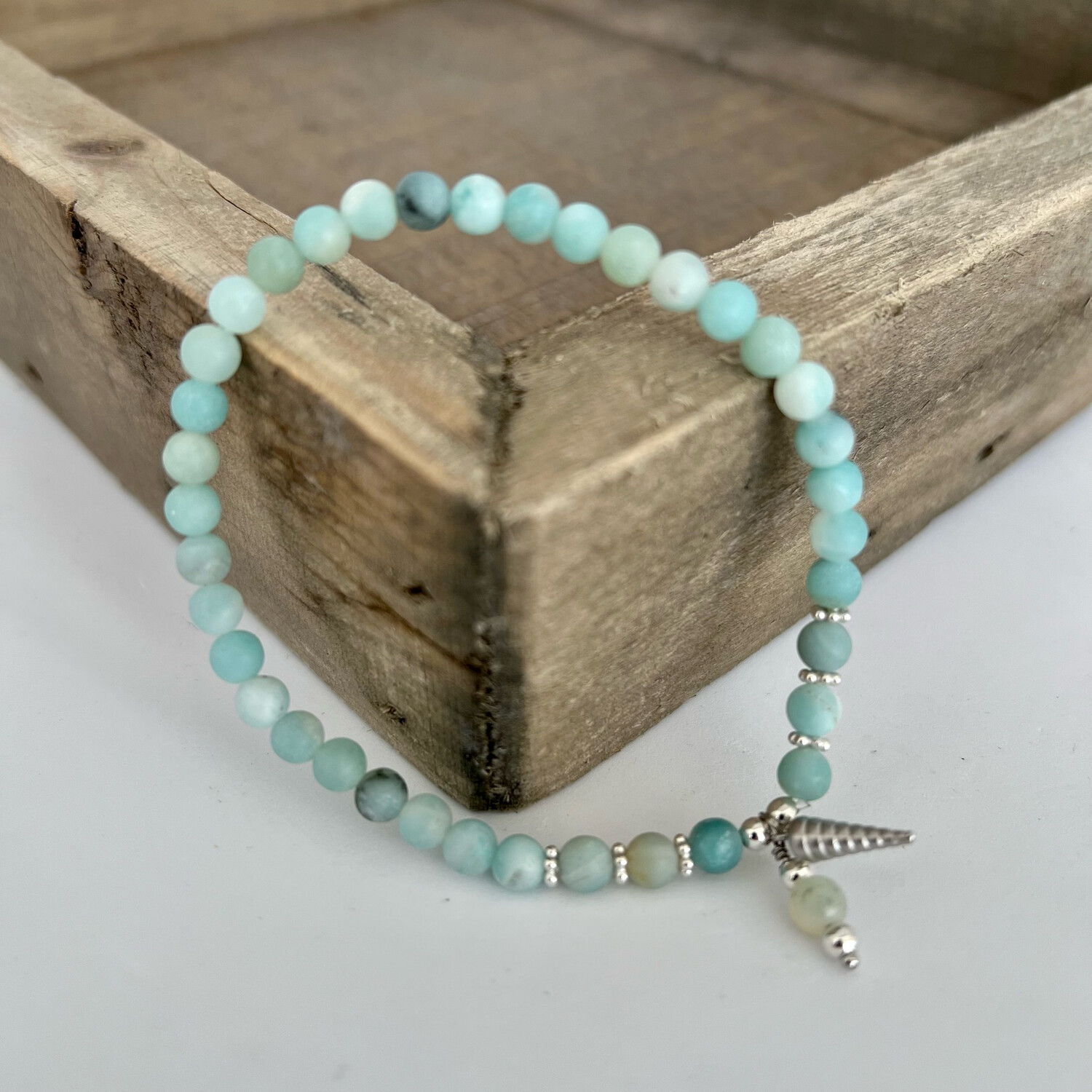 armband amazonit silber