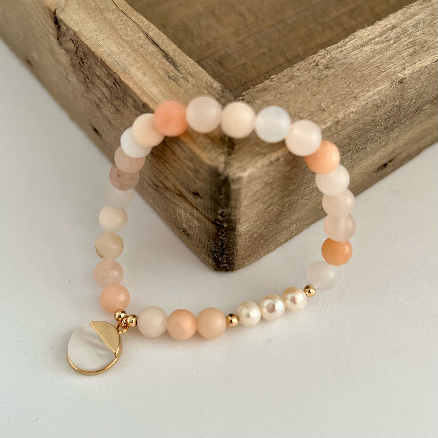 armband aventurin gold