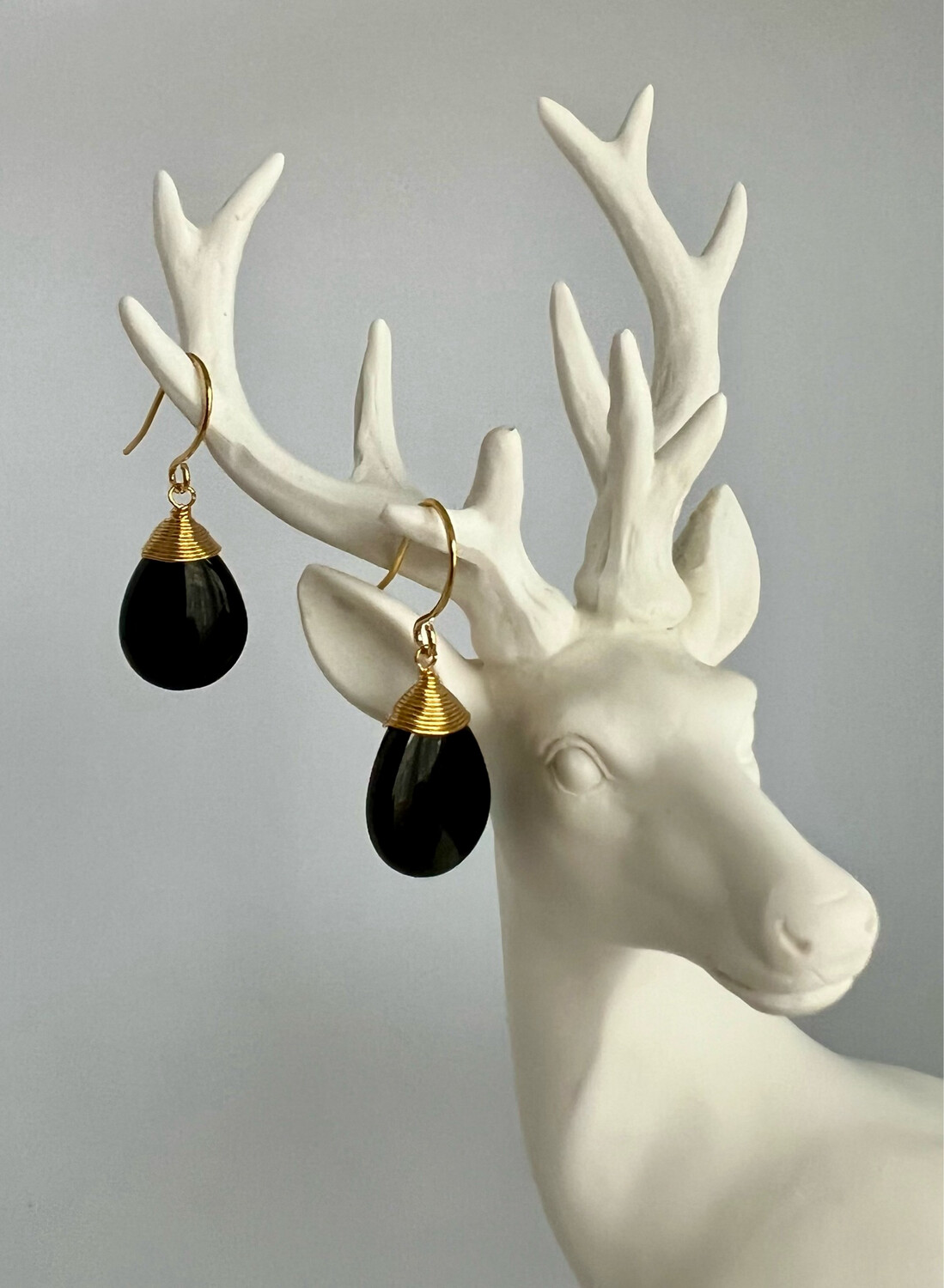 goldohrringe onyx