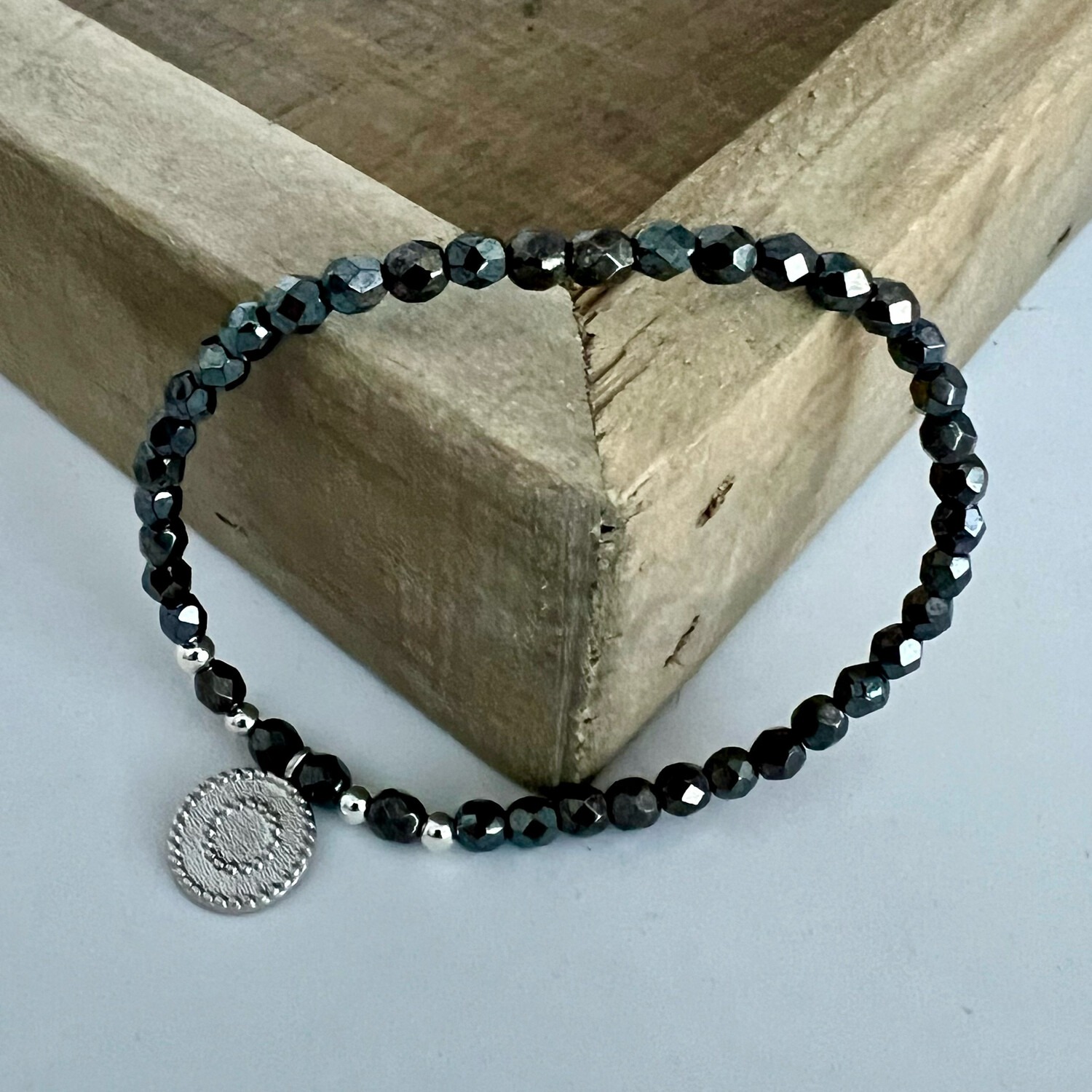 armband silber-anthrazit