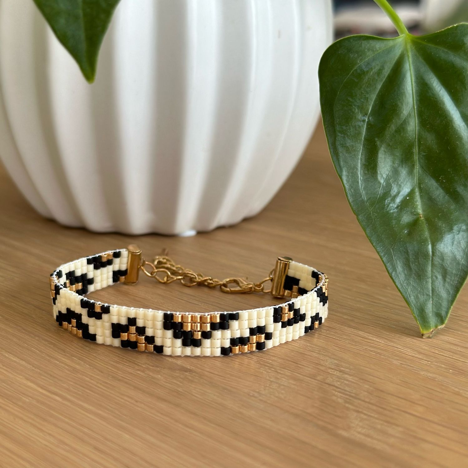 perlarmband leopard