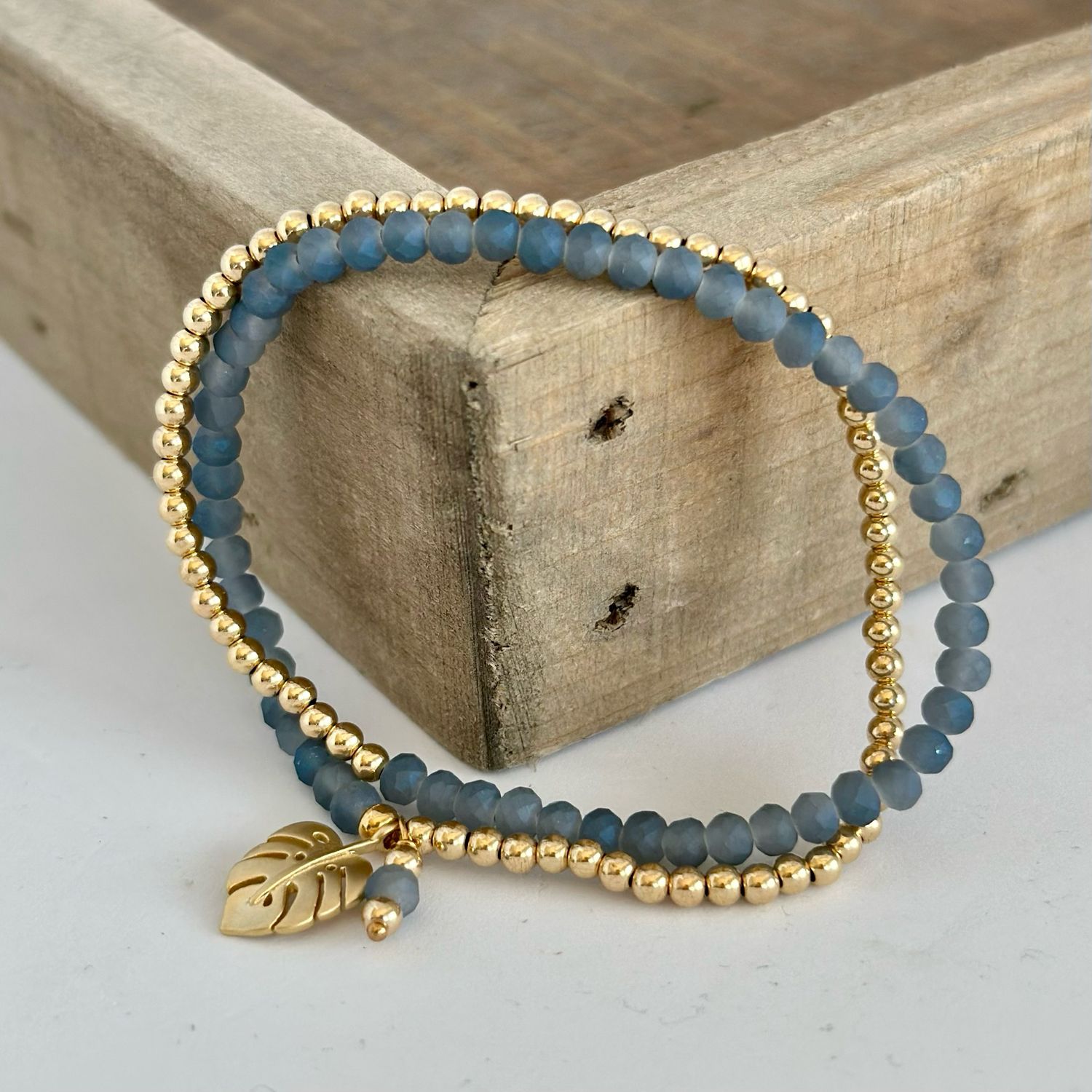 2-fach-armband oceanblue