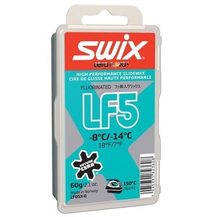 SWIX LOW FLUORO WAX LF5 60GR