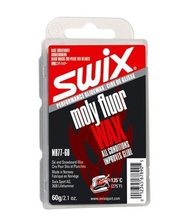 SWIX MB77 MOLY FLUORO BASE CONDITIONING WAX 60GR