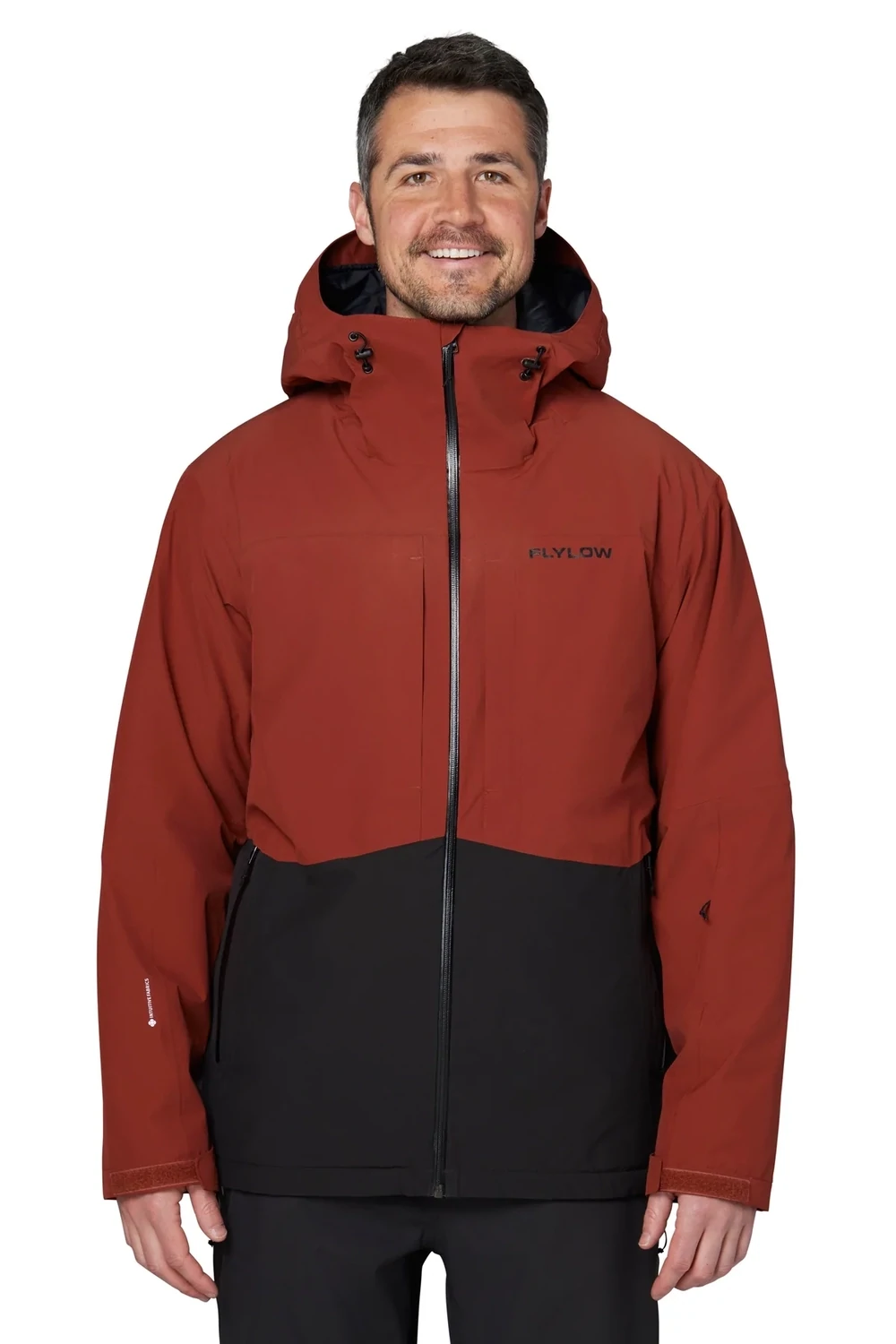 FLYLOW ALBERT JACKET 23/24 MEN, Color: REDWOOD/BLACK, Size: L