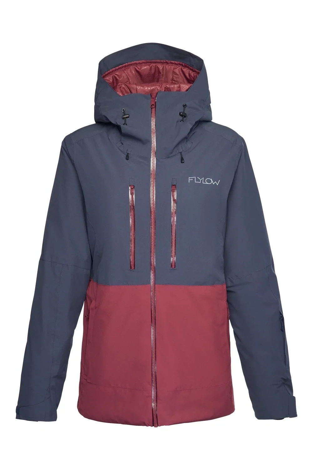 FLYLOW AVERY JACKET 22/23 WOMEN, Color: NIGHT/RUBY, Size: XS