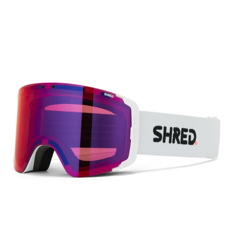 SHRED GRATIFY GOGGLES PURE WHITE + CBL BLAST MIRROR LENS 23/24