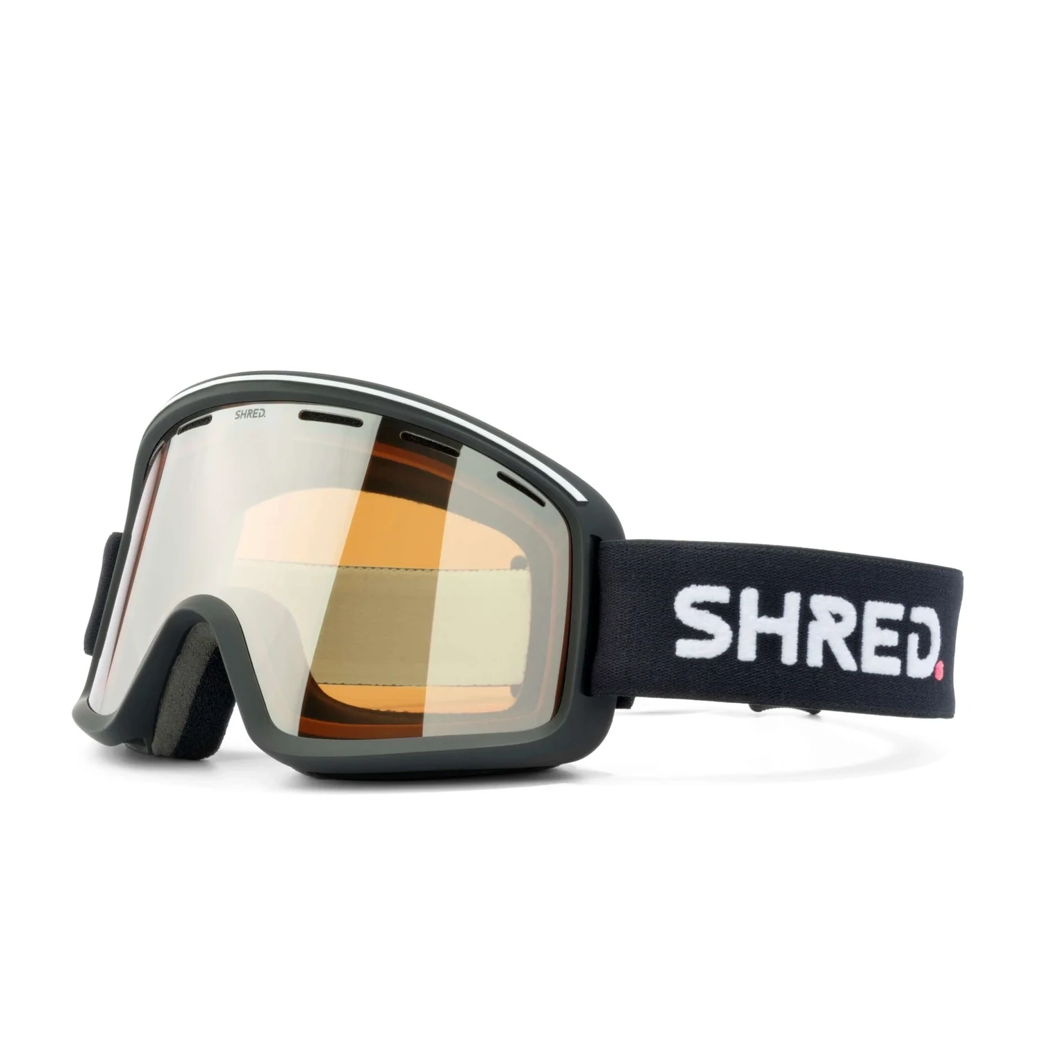 SHRED MONOCLE GOGGLES + SILVER MIRROR LENS 23/24 BLACK
