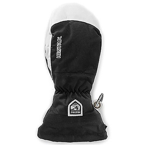 HESTRA ARMY LEATHER HELI MITT UNISEX, Color: BLACK, Size: 12