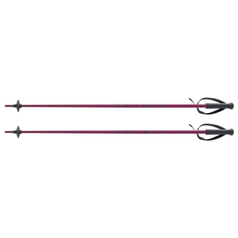 ONEWAY HIGH ALPINE POLES JUNIOR, Color: BLACKBERRY, Size: 90